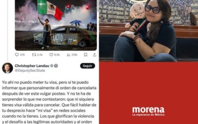 Cancelan VISA a Melissa Cornejo, consejera de Morena