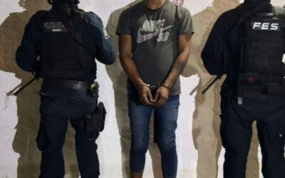 Detienen Policía Estatal a presunto implicado en célula del «Comandante Cromo» en Juchitán