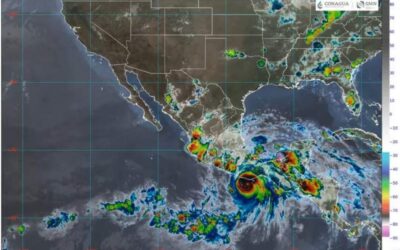 Erick se localiza muy cerca de las costas de Oaxaca y Guerrero