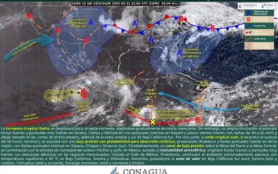 Persistirán lluvias este domingo en gran parte de Oaxaca