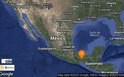 Un sismo se registró esta madrugada en Matías Romero