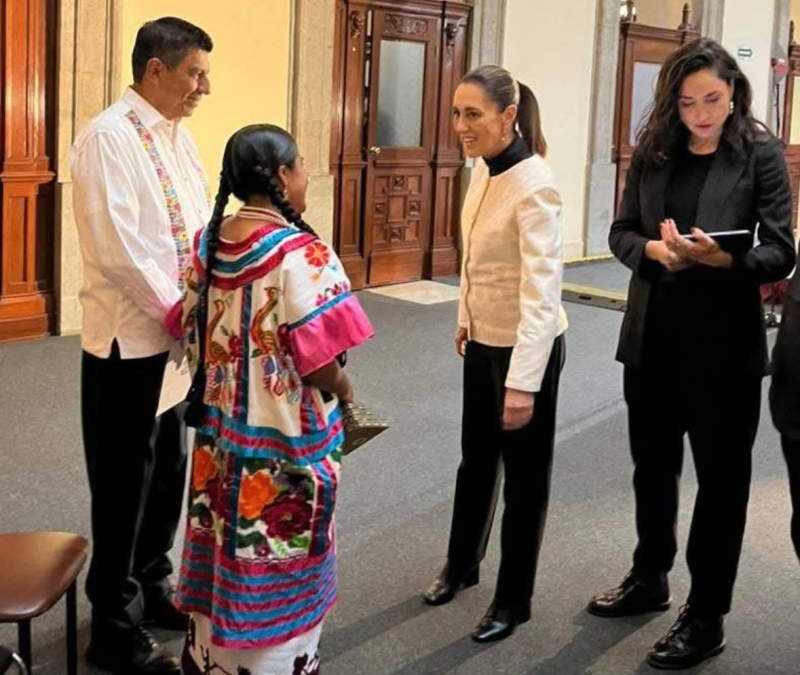 Invita el gobernador Salomón Jara a la presidenta Claudia Sheinbaum a la máxima fiesta de Oaxaca