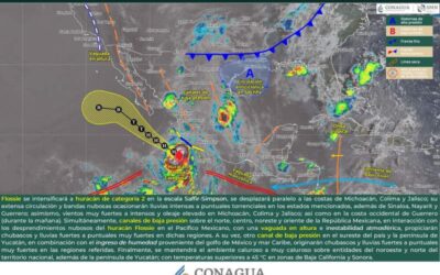 Se prevé nubosidad con lluvias más dispersas en Oaxaca