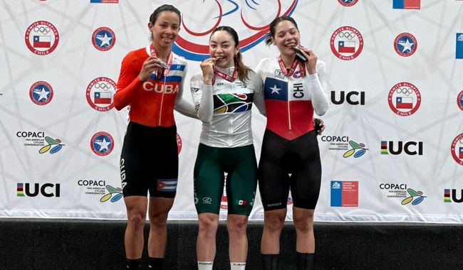 Consigue México oro en el panamericano de ciclismo de pista