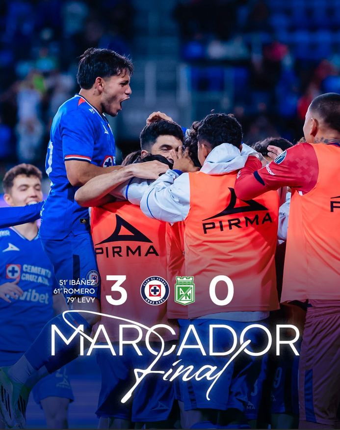 Cruz Azul vence 3-0 a Atlético Nacional en amistoso internacional