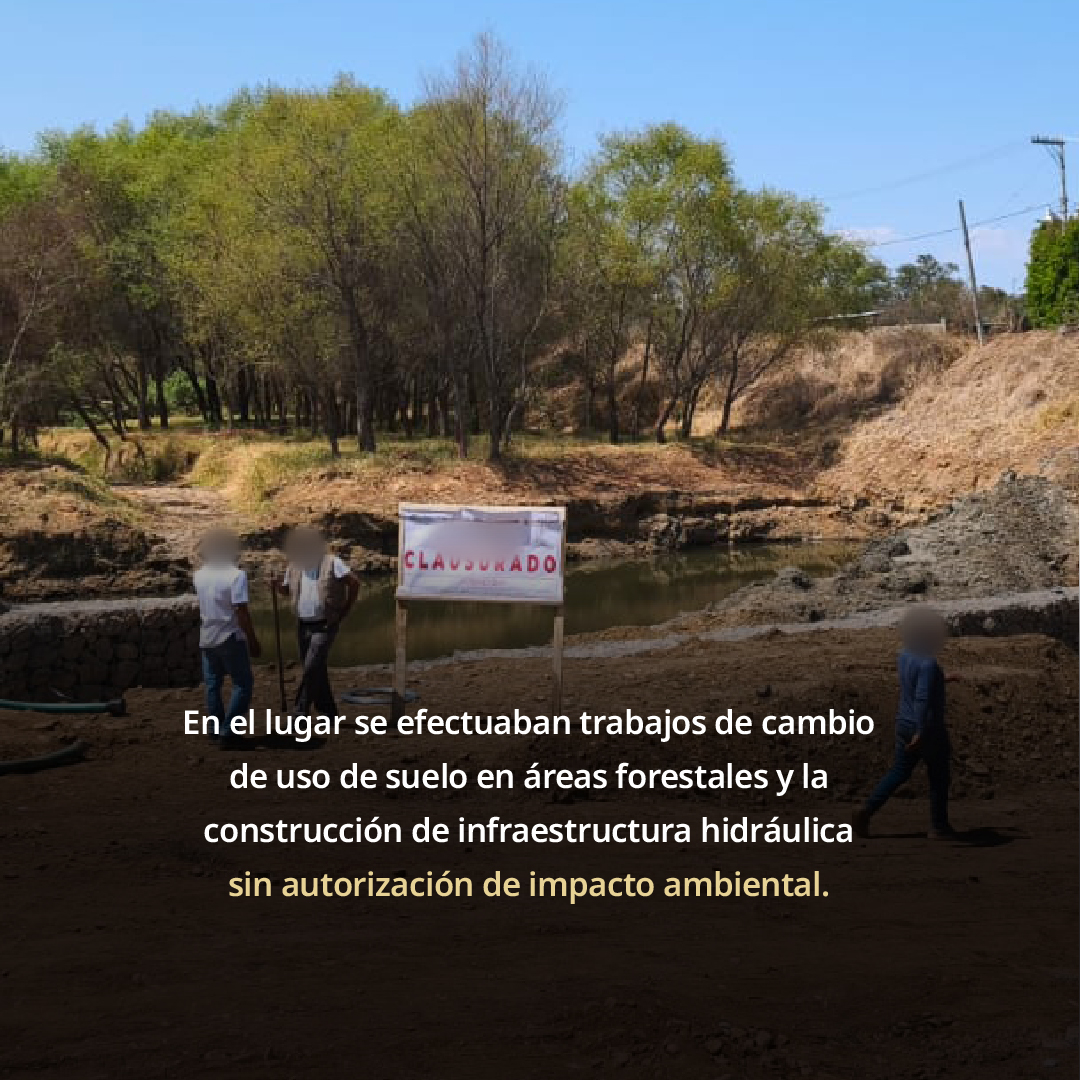 Frena Profepa obras ilegales en el cauce del río Valiente, en Cuilapam de Guerrero, Oaxaca; realizaban trabajos de encauzamiento, construcción de diques y la excavación de ollas para almacenamiento de agua dentro del cauce del río