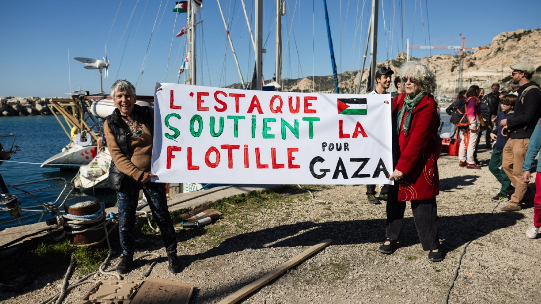 Barcos franceses zarpan para sumarse a una nueva "flotilla" internacional rumbo a Gaza