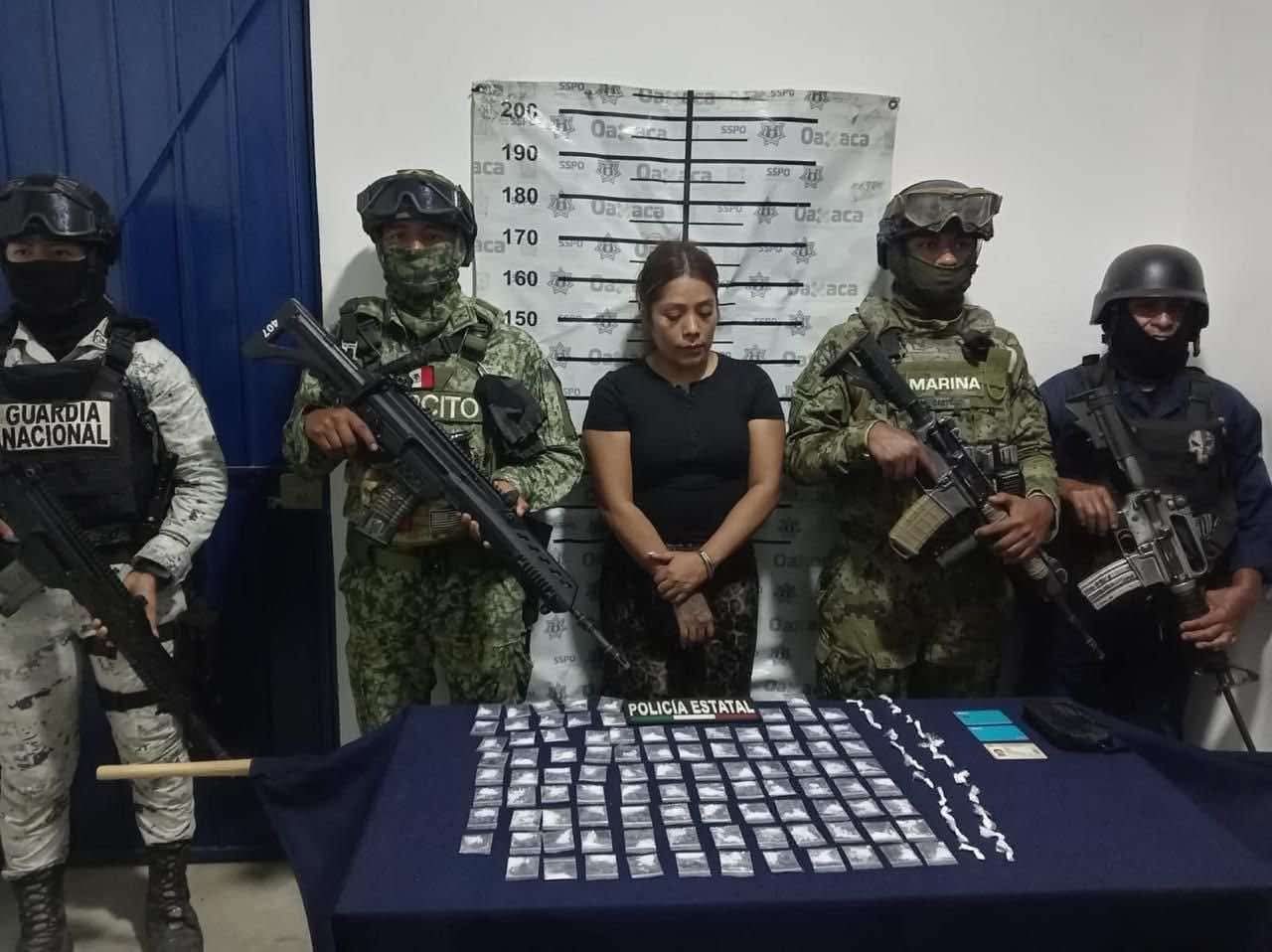 Detienen en Santiago Jamiltepec, Oaxaca a conocida persona por el delito de narcomenudeo