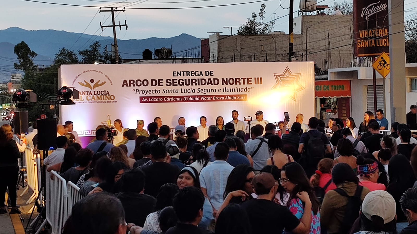 Pone en marcha Santa Lucía del Camino, arco de seguridad Norte III