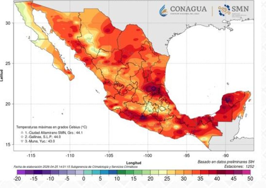 Alerta por altas temperaturas en regiones de Oaxaca