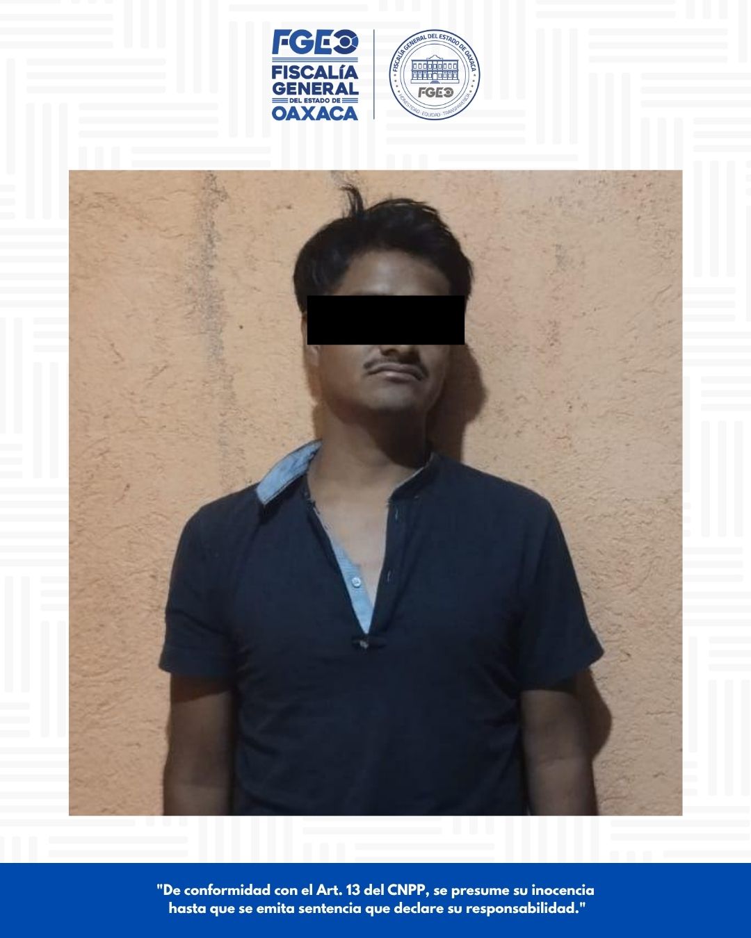 Fiscalía de Oaxaca y Gabinete de Seguridad detienen a dos personas por homicidio de síndico municipal de la Mixteca