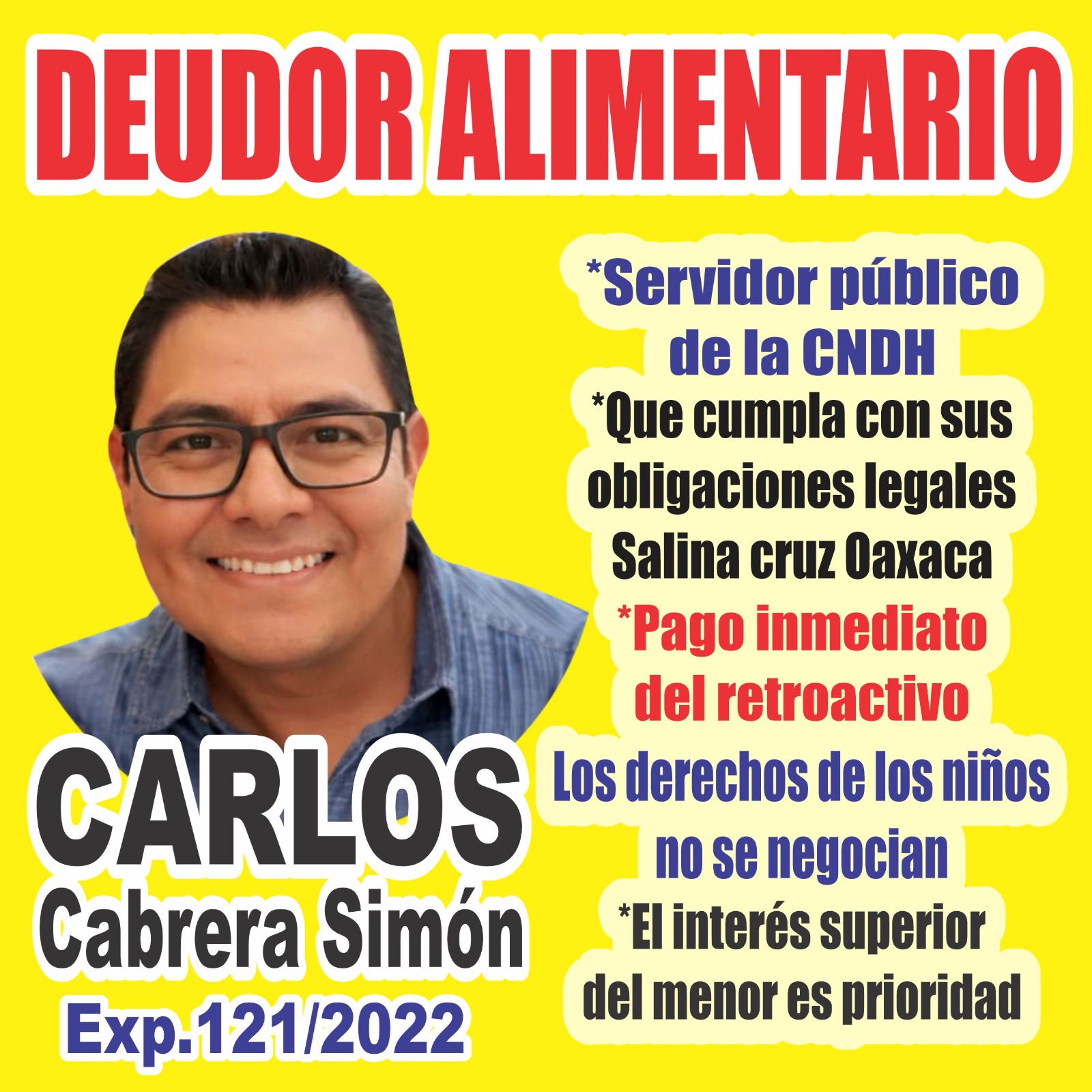 Exhiben a servidor público de la CNDH por deudor alimentario