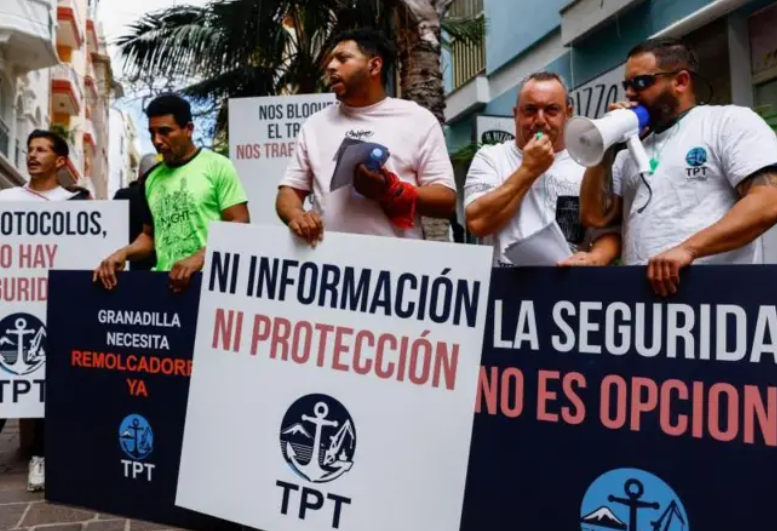 El enojo y resignación en Tenerife ante la llegada del barco que transporta los pasajeros con hantavirus