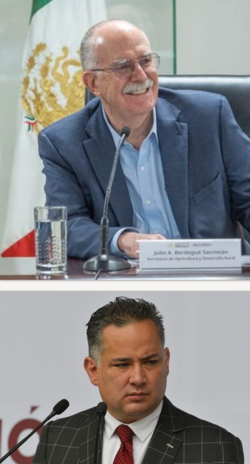 Cambios en el gabinete federal de México ✅✅ ▶️ Por indicación de la Presidenta de la República Claudia Sheinbaum, #JulioBerdegué deja la Secretaría de Agricultura y Desarrollo Rural #Sader, y lo designó como asesor especial para temas agroalimentarios internacionales, para la revisión del T-MEC con EE.UU. y Canadá. En SADER lo releva Columba Jazmín López Gutiérrez, ingeniera agrónoma y agroecóloga con más de 30 años de experiencia, quien era subsecretaria de Inclusión Productiva y Desarrollo Rural en Bienestar ▶️ #SantiagoNieto, renunció al #IMPI y va por la candidatura a la gubernatura de Querétaro. En un video en redes dijo que cerrará un importante ciclo en el servicio público y empezará camino hacia su gran sueño, llevar la transformación al estado de Querétaro. Al IMPI llega Vidal Llerenas Morales, subsecretario de Industria y Comercio. Será el encargado de llevar los temas de propiedad industrial durante la revisión del T-MEC