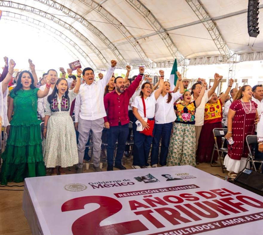 Oaxaca en una sola voz: ¡Gracias Presidenta!