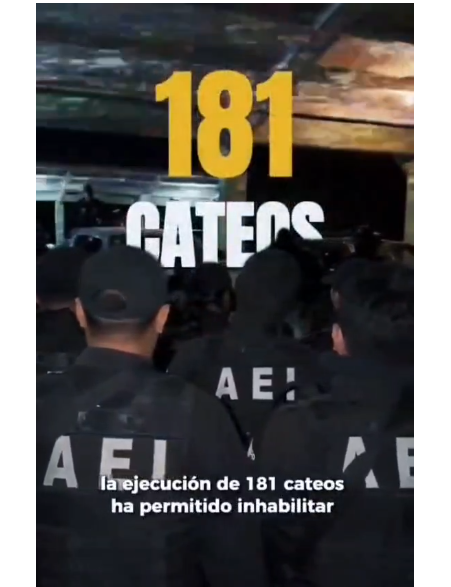 181 cateos desactivan focos rojos del crimen en Oaxaca