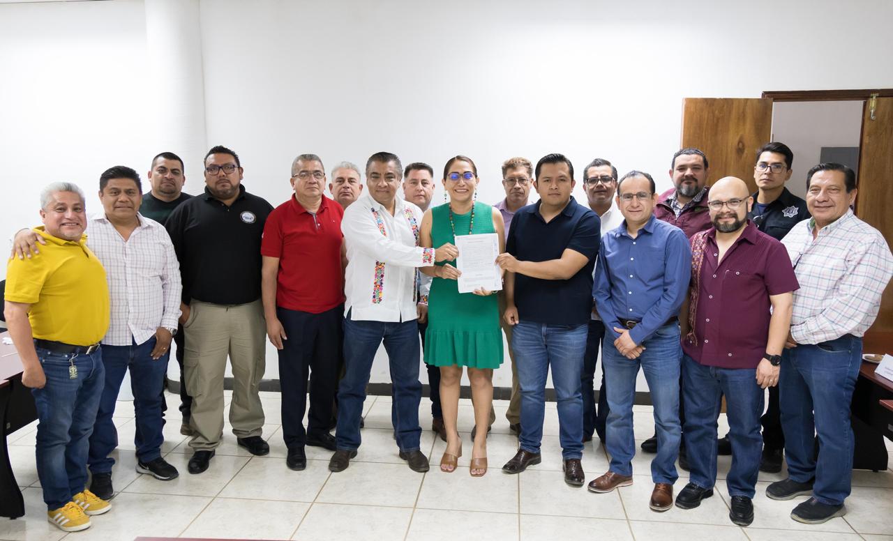 Con diálogo avanza reordenamiento del transporte público en el Centro Histórico de Oaxaca