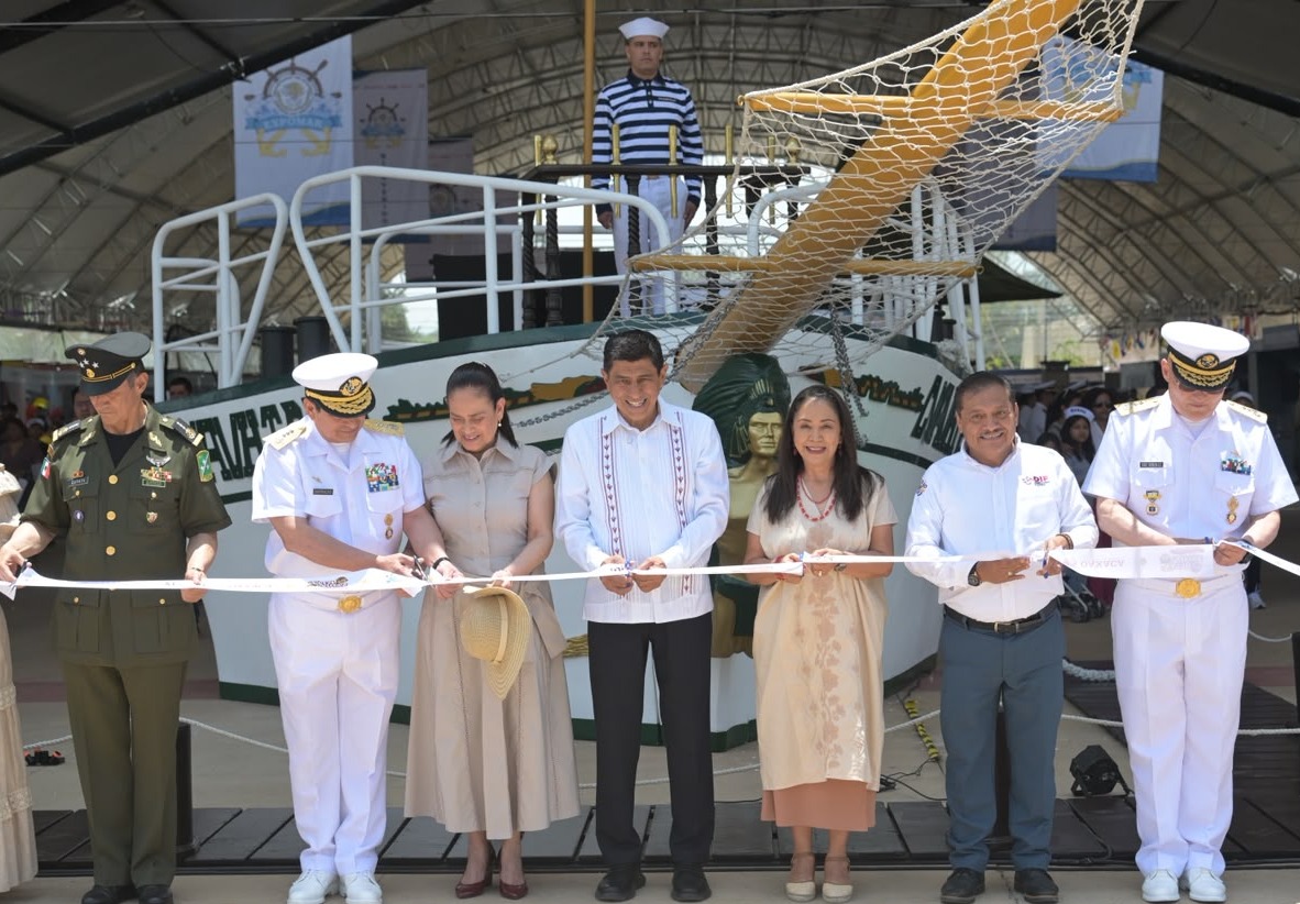 Inaugura Salomón Jara la ExpoMar 2026, muestra que acerca la labor de las fuerzas navales a la población