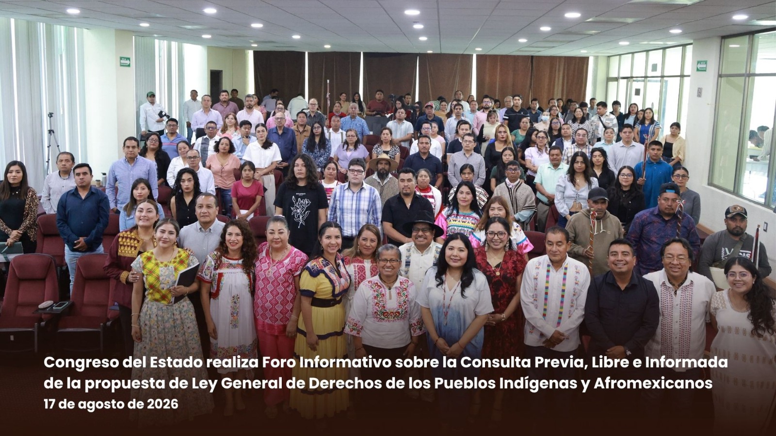 Congreso del Estado realiza Foro Informativo sobre la Consulta Previa, Libre e Informada de la propuesta de Ley General de Derechos de los Pueblos Indígenas y Afromexicanos