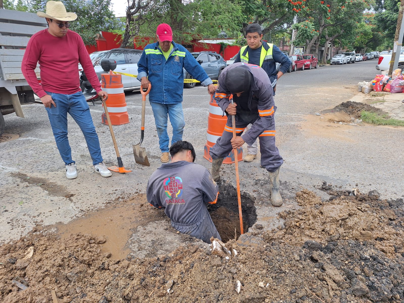 Por fugas en red hidráulica de la col. Reforma,suspenden Ceabien y Soapa suministro de agua potable