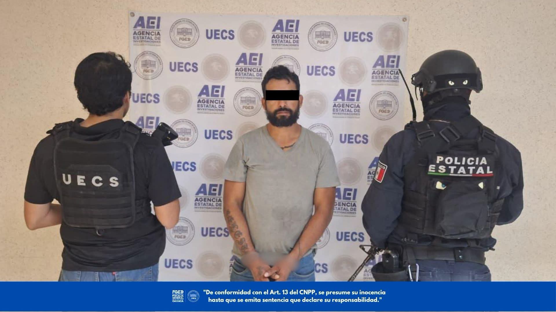 Fiscalía de Oaxaca ejecuta orden de aprehensión contra probable responsable de secuestro agravado
