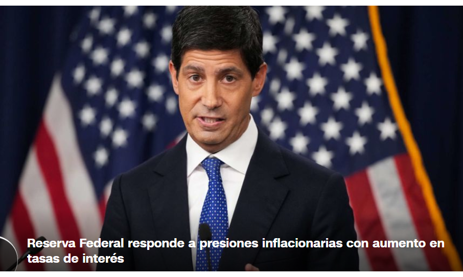 La Fed sube las tasas de interés por primera vez desde 2023