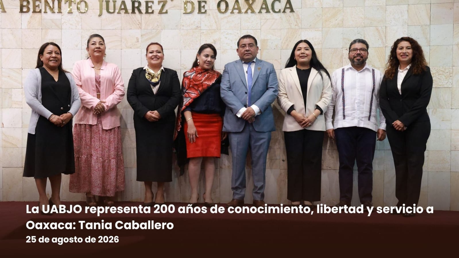 La UABJO representa 200 años de conocimiento, libertad y servicio a Oaxaca: Tania Caballero